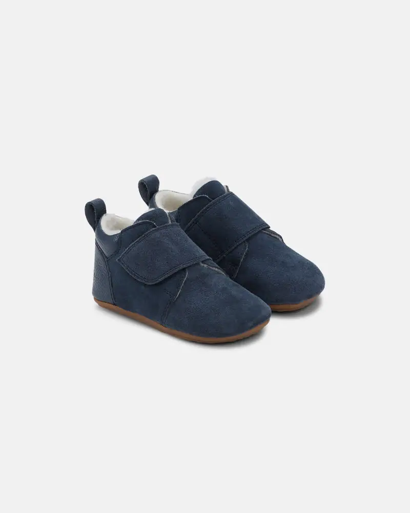 Детские босоногие домашние тапочки Bundgaard Teddy Navy