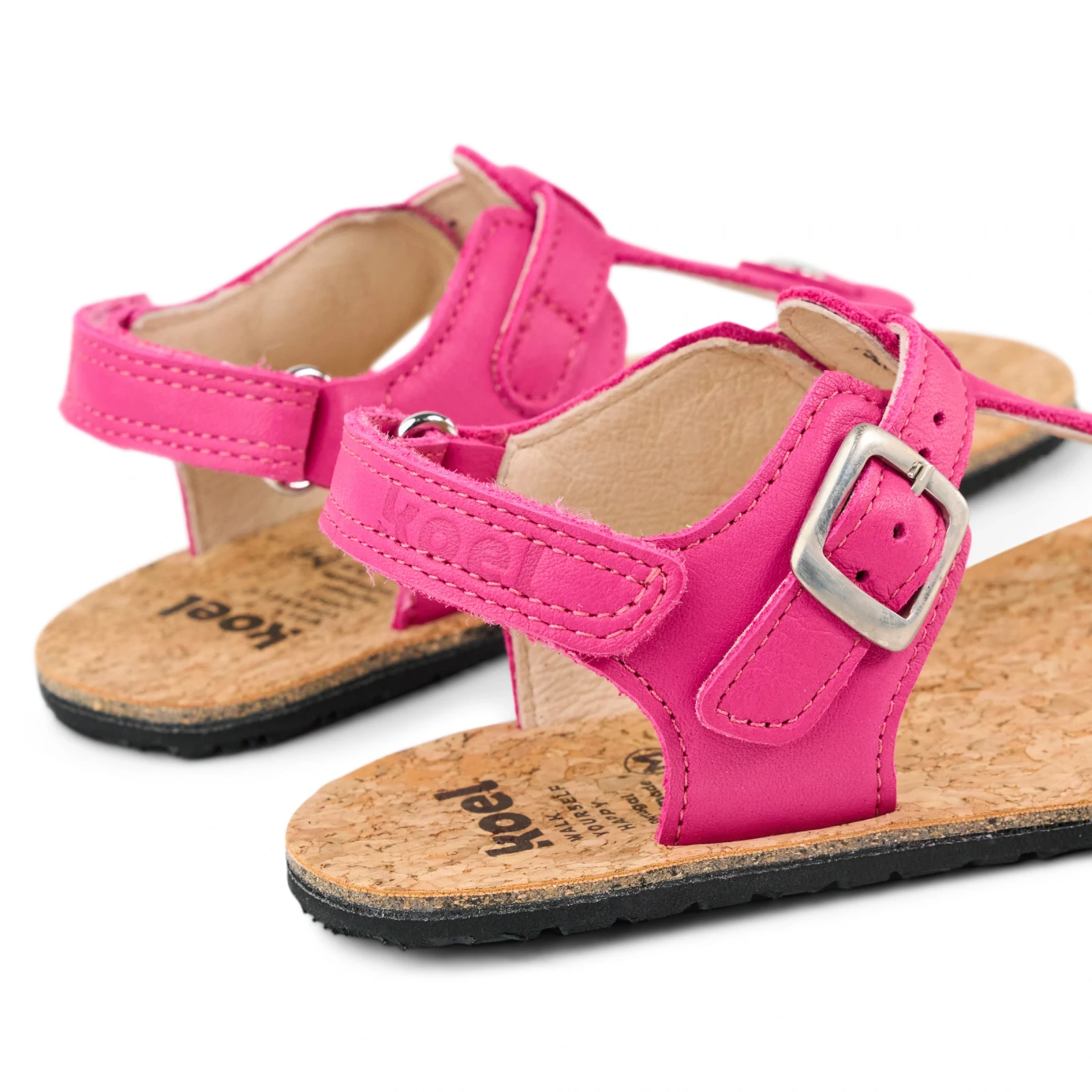 Сандалии Koel ABRIANA Napa — фуксия, фото 4