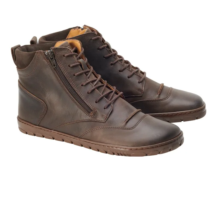 Мужские ботинки ZAQQ PARQER Dark Brown (тёмно-коричневый цвет) — фото 1 из 26