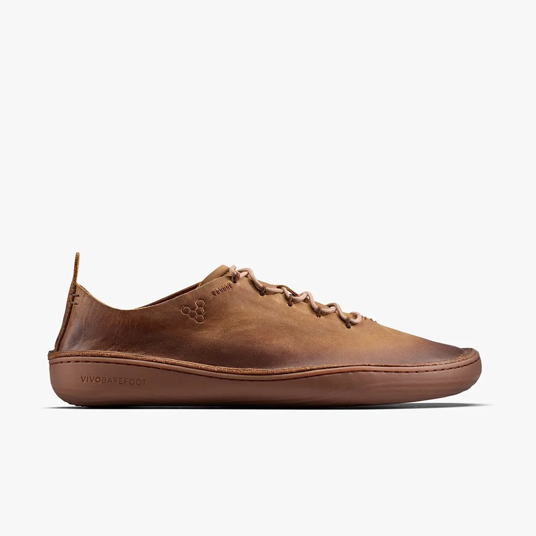Мокасины Vivobarefoot Sensus Moc Lace Up Leather — мужская модель, тёмно-коричневый — фото 1 из 7
