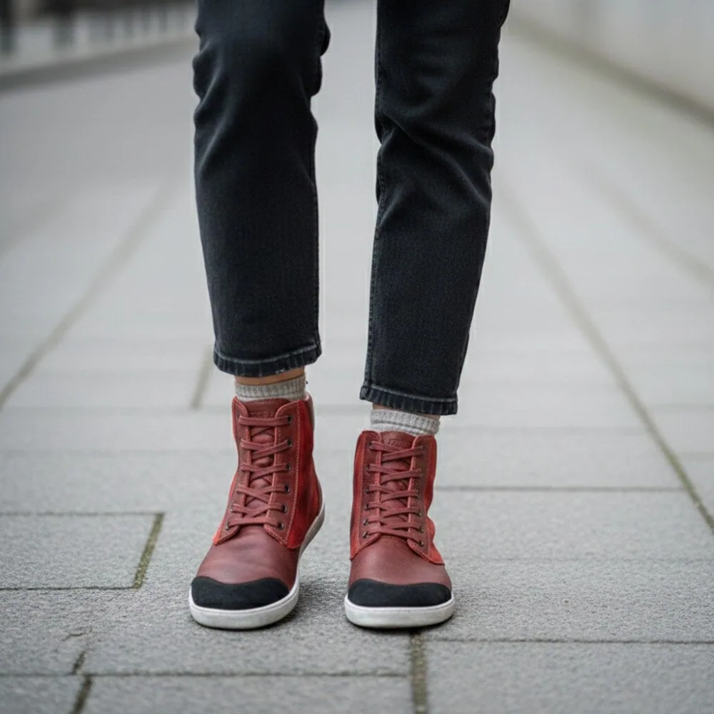 Женские высокие кроссовки ZAQQ CHICAQO Red, фото 7