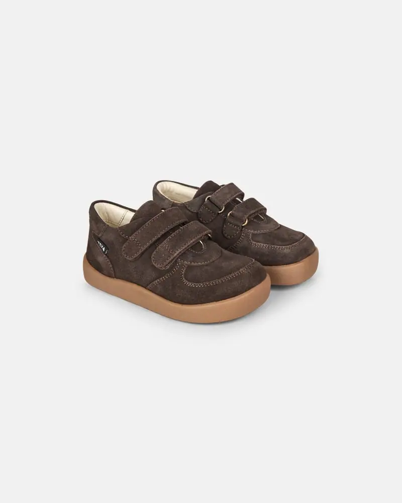 Детские босоногие кроссовки Bundgaard Lane Dark Brown — фото 1 из 3
