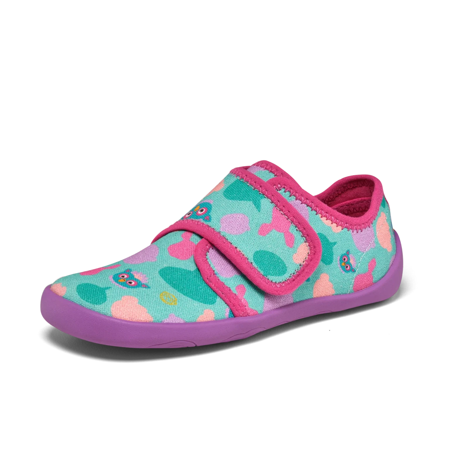 Домашняя обувь Affenzahn Movy Сова — бирюзовый, фото 11